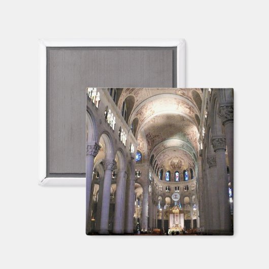 Basilica van Sainte Anne de Beaupre, Quebec, Canad Magneet (Voorkant / Achterkant)