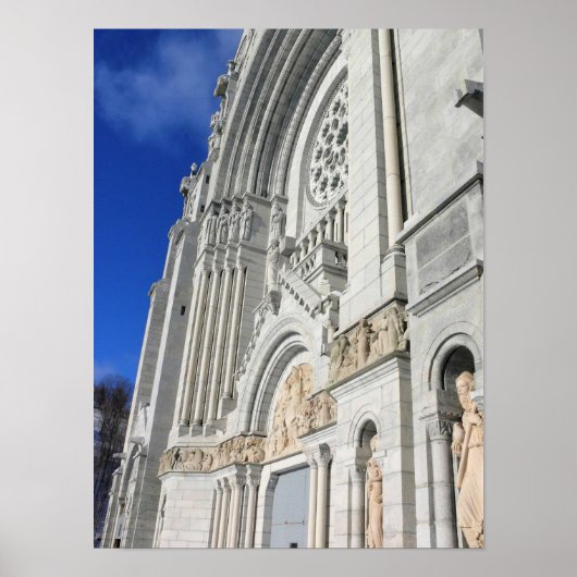 Basilica van Sainte Anne de Beaupre, Quebec, Canad Poster (Voorkant)