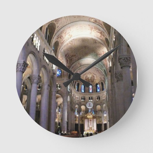 Basilica van Sainte Anne de Beaupre, Quebec, Canad Ronde Klok (Voorkant)