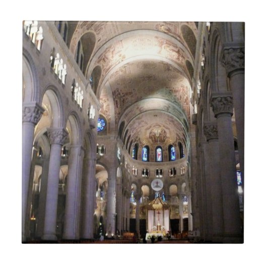 Basilica van Sainte Anne de Beaupre, Quebec, Canad Tegeltje (Voorkant)