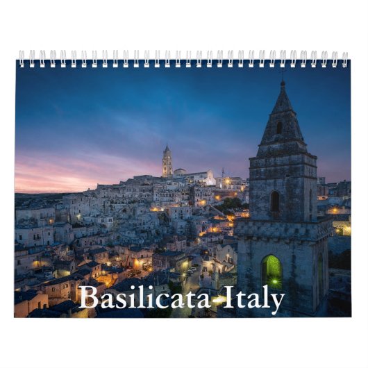 Basilicata-Italië kalender (Hoes)