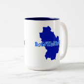 Basilicata Tweekleurige Koffiemok (Voorkant rechts)