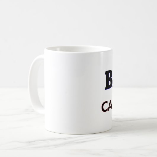 Basilicum aangedreven door Caffeine Koffiemok (Voorkant links)