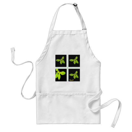 basilicum apron standaard schort (Voorkant)