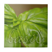 Basilicum decoratief element tegeltje (Voorkant)