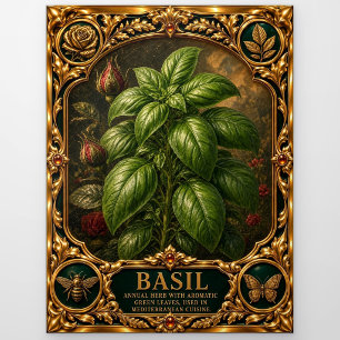 Basilicum, Juweel Erfgoed Kunst Briefkaart