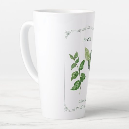 Basilicum - latte mok (Linkerhoek)
