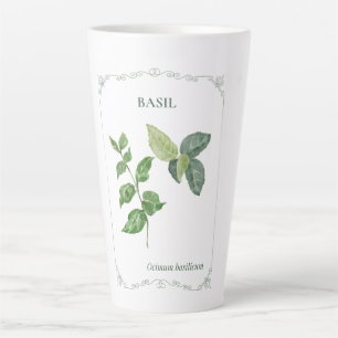 Basilicum - latte mok