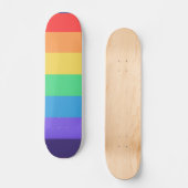 Basilicum regenboog persoonlijk skateboard (Voorkant)