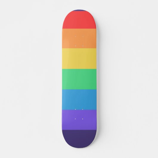 Basilicum regenboog persoonlijk skateboard (Voorkant)