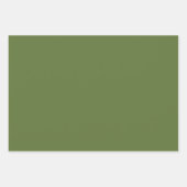 Basilicum & Salie Inpakpapier Plat Vel Set van 3 (Voorkant 2)