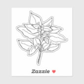 Basilicum-Sticker Sticker (Vel)