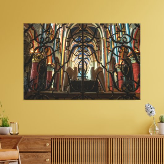 Basiliek in Parijs Canvas Afdruk (Insitu (Woonkamer))