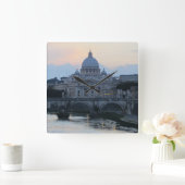 Basiliek in Rome, Italië Vierkante Klok (Huis)