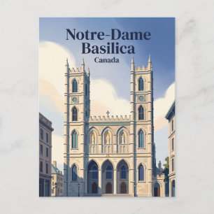 Basiliek Notre-Dame Montreal Canada Briefkaart