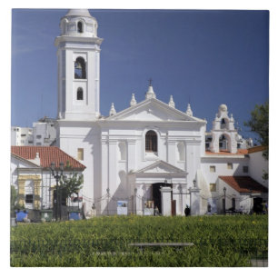 Basiliek Nuestra Senora del Pilar in Recoleta Tegeltje