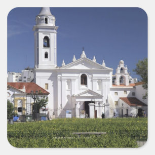 Basiliek Nuestra Senora del Pilar in Recoleta Vierkante Sticker