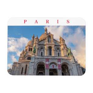 Basiliek Paris Sacre Coeur close-up magneet voor u