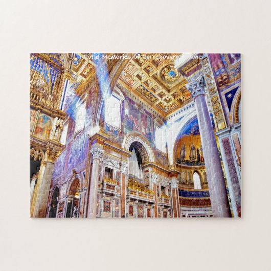 Basiliek San Giovanni Rome. Legpuzzel (Horizontaal)