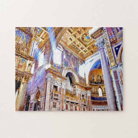 Basiliek San Giovanni Rome. Legpuzzel (Horizontaal)