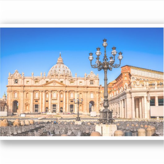 Basiliek San Pietro Sticker (Voorkant)