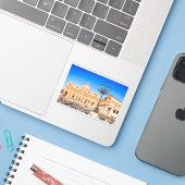 Basiliek San Pietro Sticker (Laptop met iPhone)