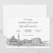 Basiliek St. Peter kathedraal bruiloft Kaart (Voorkant / Achterkant)