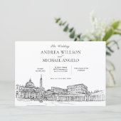 Basiliek St. Peter kathedraal bruiloft Kaart (Staand voorkant)