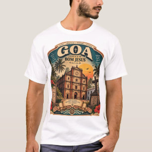 Basiliek van Bom Jesus — Goans Heilig Erfgoed T-shirt