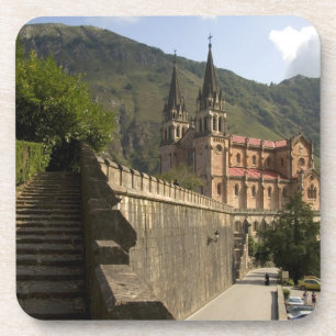 Basiliek van Covadonga, noordwest Spanje. Bier Onderzetter