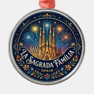 Basiliek van de Heilige Familie Spanje Metalen Ornament