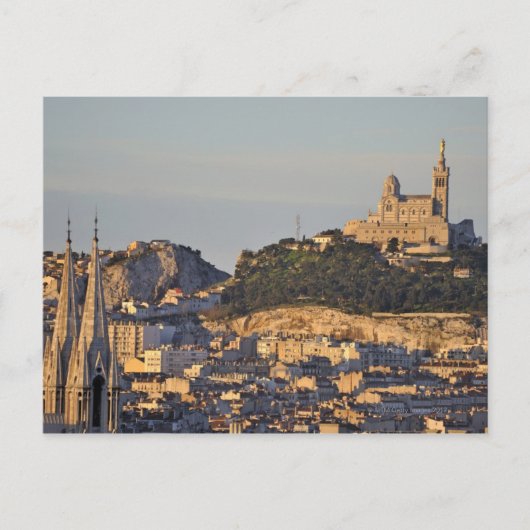 Basiliek van de Notre Dame de la Garde Briefkaart (Voorkant)