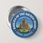 Basiliek van het Heilig Hart Ronde Button 7,6 Cm (Voorkant /achterkant)