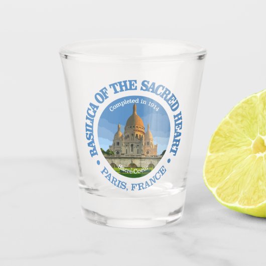Basiliek van het Heilig Hart Shot Glas (Voorkant)