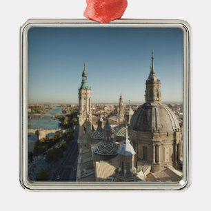 Basiliek van Onze Lieve Vrouw van de Pilaar Metalen Ornament