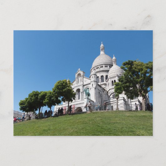 Basiliek van Sacré-Coeur, Montmartre, Parijs Briefkaart (Voorkant)