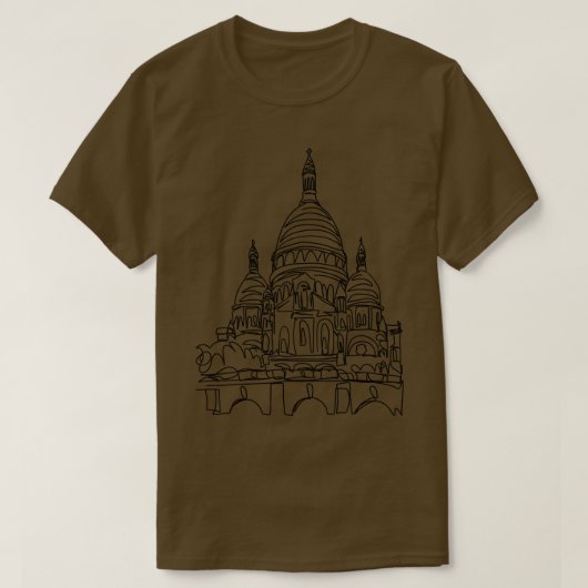 Basiliek van Sacre Coeur T-shirt (Design voorkant)