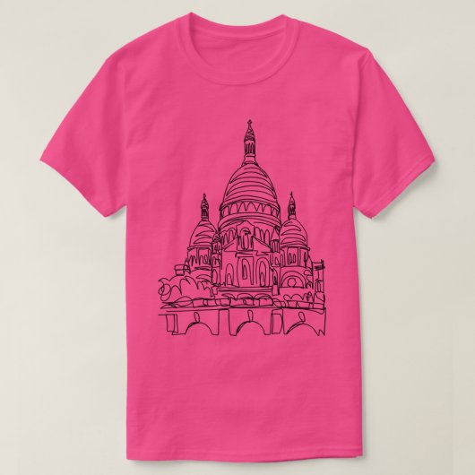 Basiliek van Sacre Coeur T-shirt (Design voorkant)