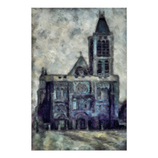 Basiliek van Saint-Denis Perfect Poster (Voorkant)