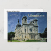 Basiliek van Saint Mary Minneapolis Minnesota Briefkaart (Voorkant / Achterkant)