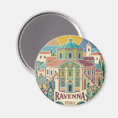 Basiliek van San Vitale Italië Magneet (Voorkant / Achterkant)