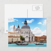 Basiliek van Santa Maria in Venetië, Italië Briefkaart (Voorkant / Achterkant)
