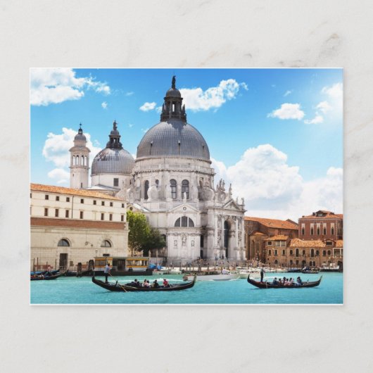 Basiliek van Santa Maria in Venetië, Italië Briefkaart (Voorkant)