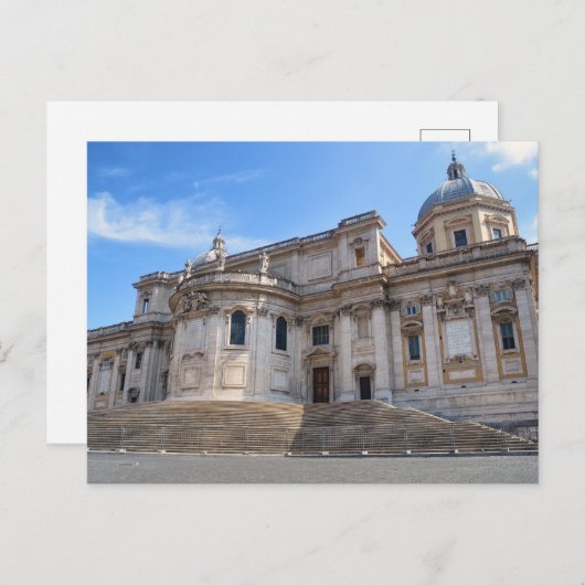 Basiliek van Santa Maria Maggiore in Rome Briefkaart (Voorkant / Achterkant)