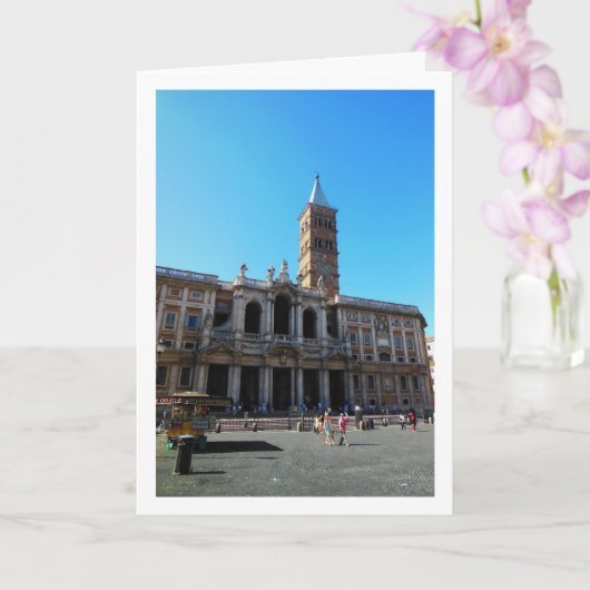 Basiliek van Santa Maria Maggiore, Rome, Italië Kaart (Orchidee)