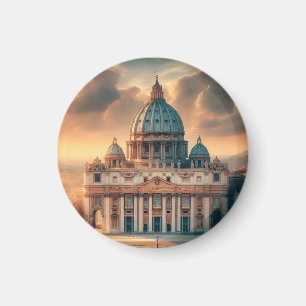 Basiliek van Sint-Pieter Italië Europa Reizen Magneet