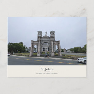 Basiliek van St. John en stenen toegangspoort Briefkaart
