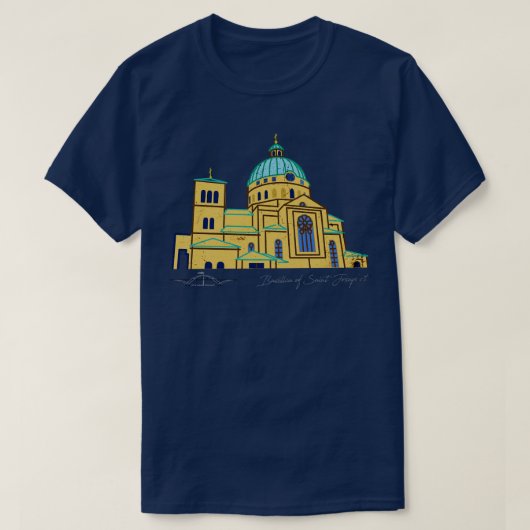 Basiliek van St Josaphat Milwaukee WI T-shirt (Design voorkant)