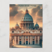 Basiliek van St. Peter Italië Europa Reizen Briefkaart (Voorkant)