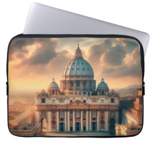 Basiliek van St. Peter Italië Europa Reizen Laptop Sleeve